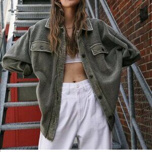 Ruby Jacket in Olive Green - Free People